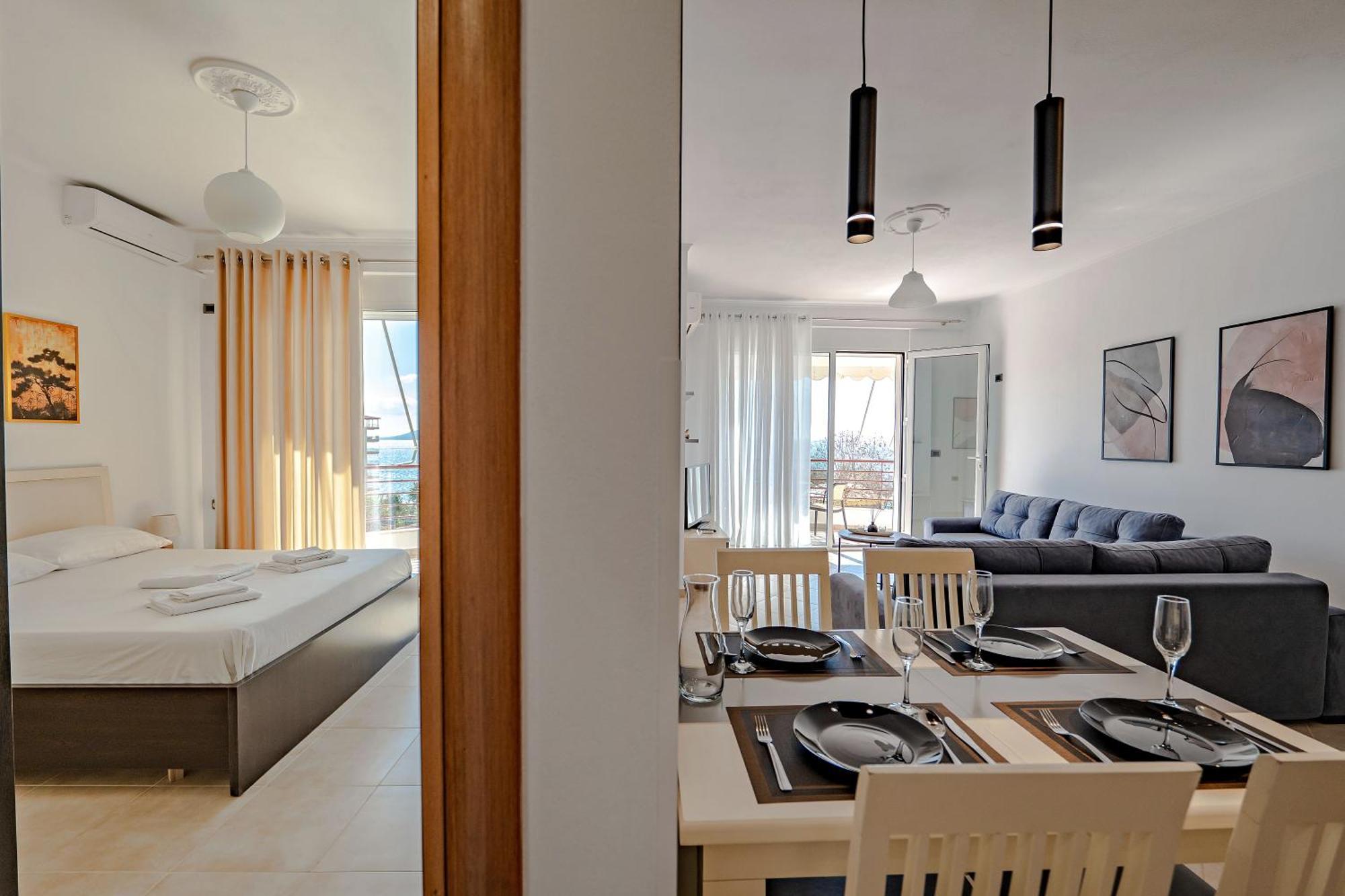 Sunny Apts Saranda Kültér fotó